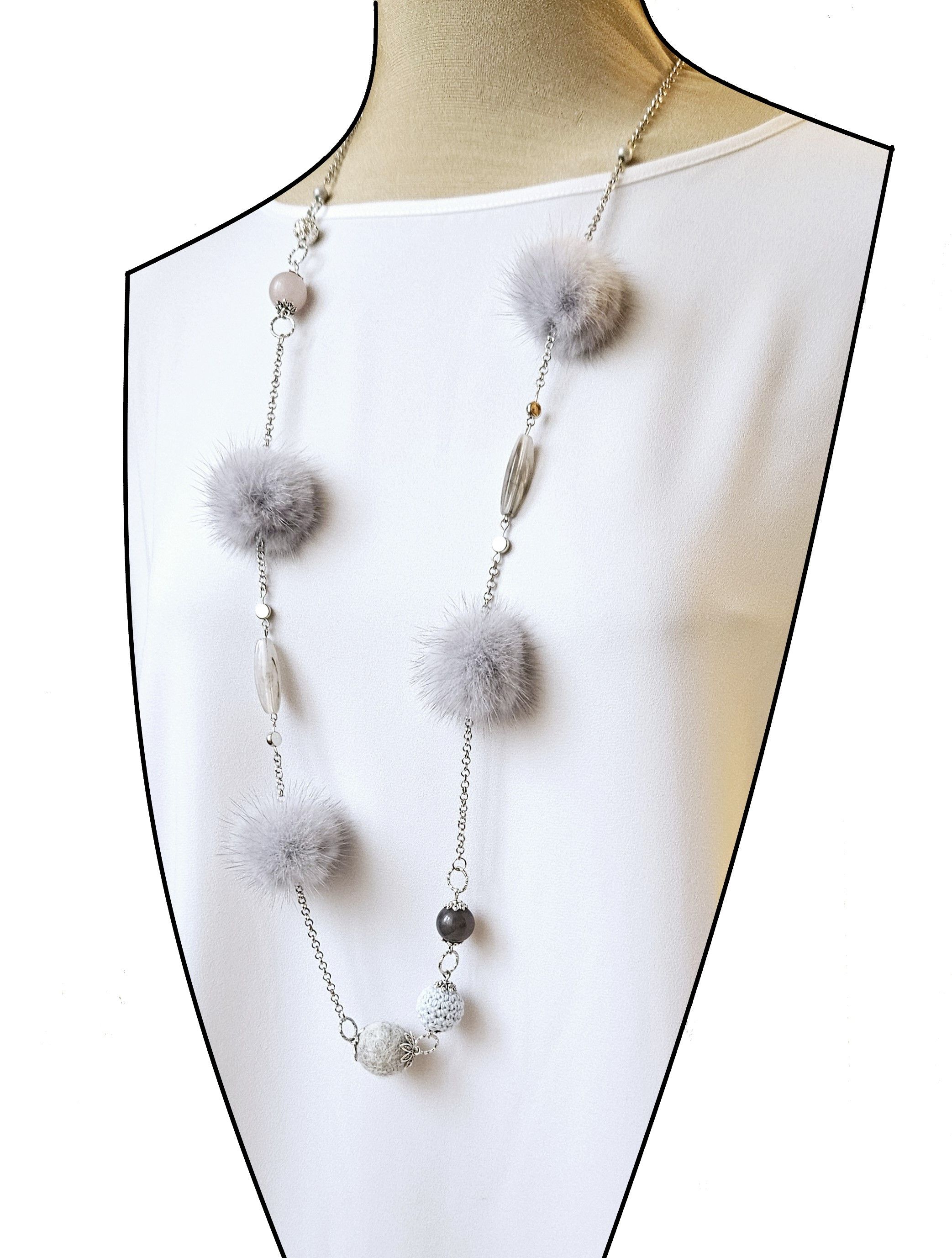 FUR BIJOU Бусы купить на OZON по низкой цене (488153423)