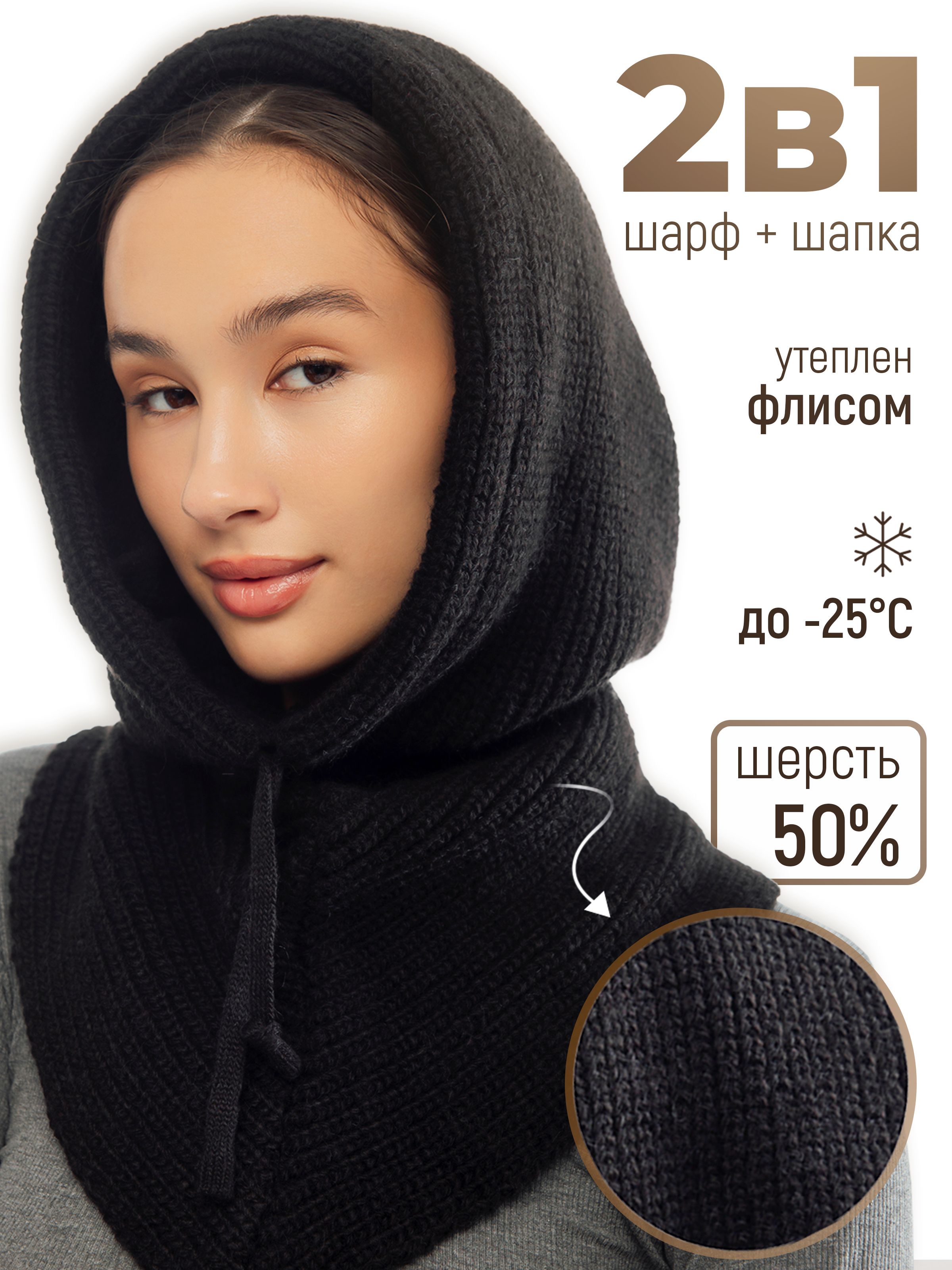 Капор Trendy Unique Женская коллекция купить на OZON по низкой цене (1701832326)