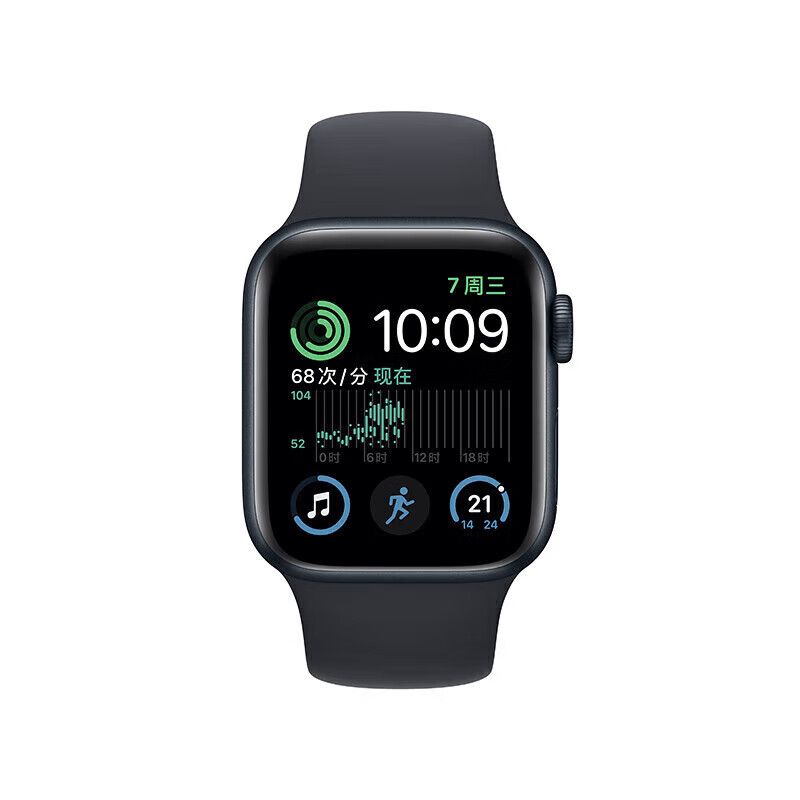 AppleУмныечасыAppleWatchSE2023GPS,44mm,Полуночно-черный