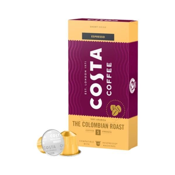 Кофе в капсулах Costa Nespresso Columbian Roast Espresso, 10 шт