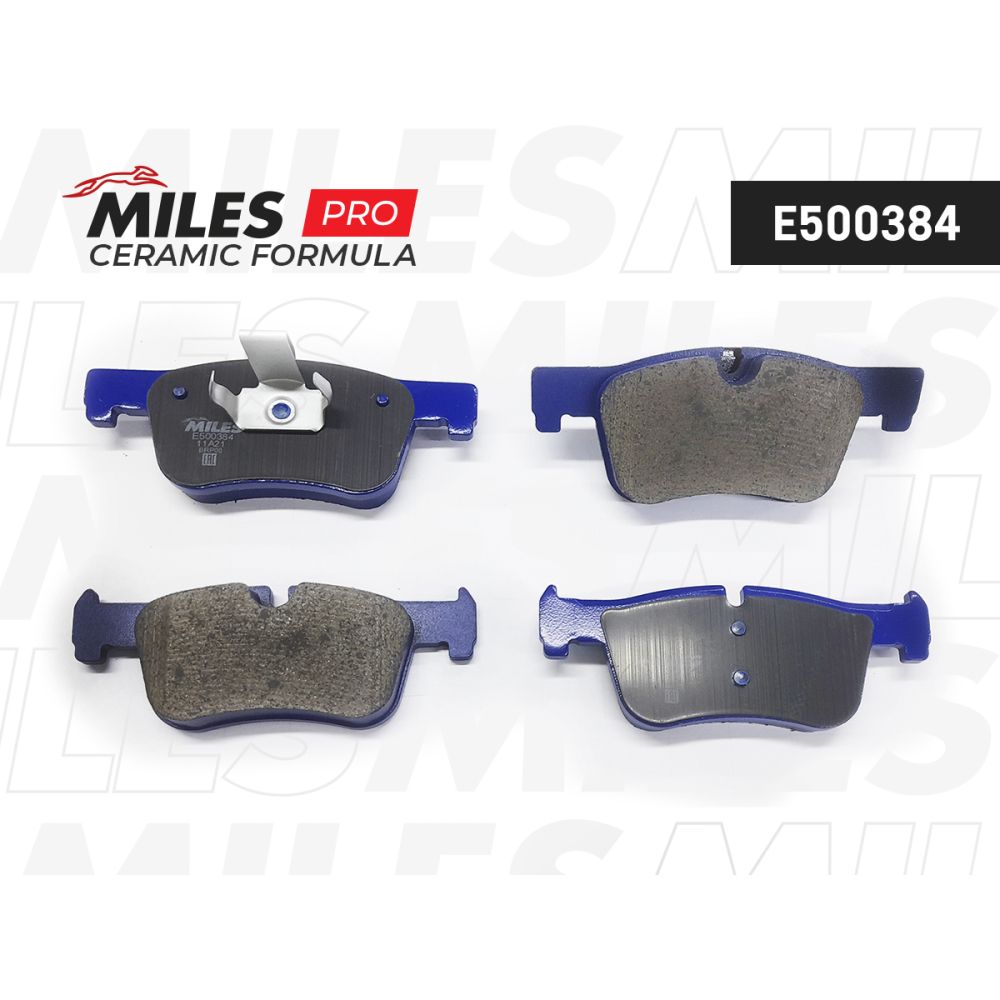 Колодки тормозные BMW 1 (F20, F21) 11-, 3 (F30, G20) 11-, 4 (F32-F36) 13- передние Miles MILES E500384, oem 34116874331