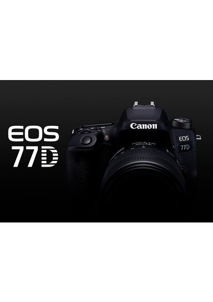фотоаппарат Цифровая зеркальная камера Canon Eos 77D 18 135 мм с дымчатыми линзами
