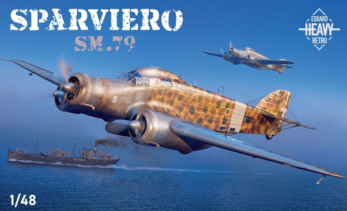 Сборная модель 1/48 Savoia-Marchetti SM.79 (Eduard kits)