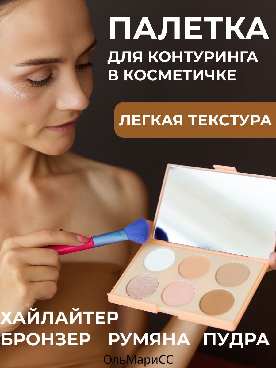 be Beauty Палетка хайлайтеров контуринг для лица и тела