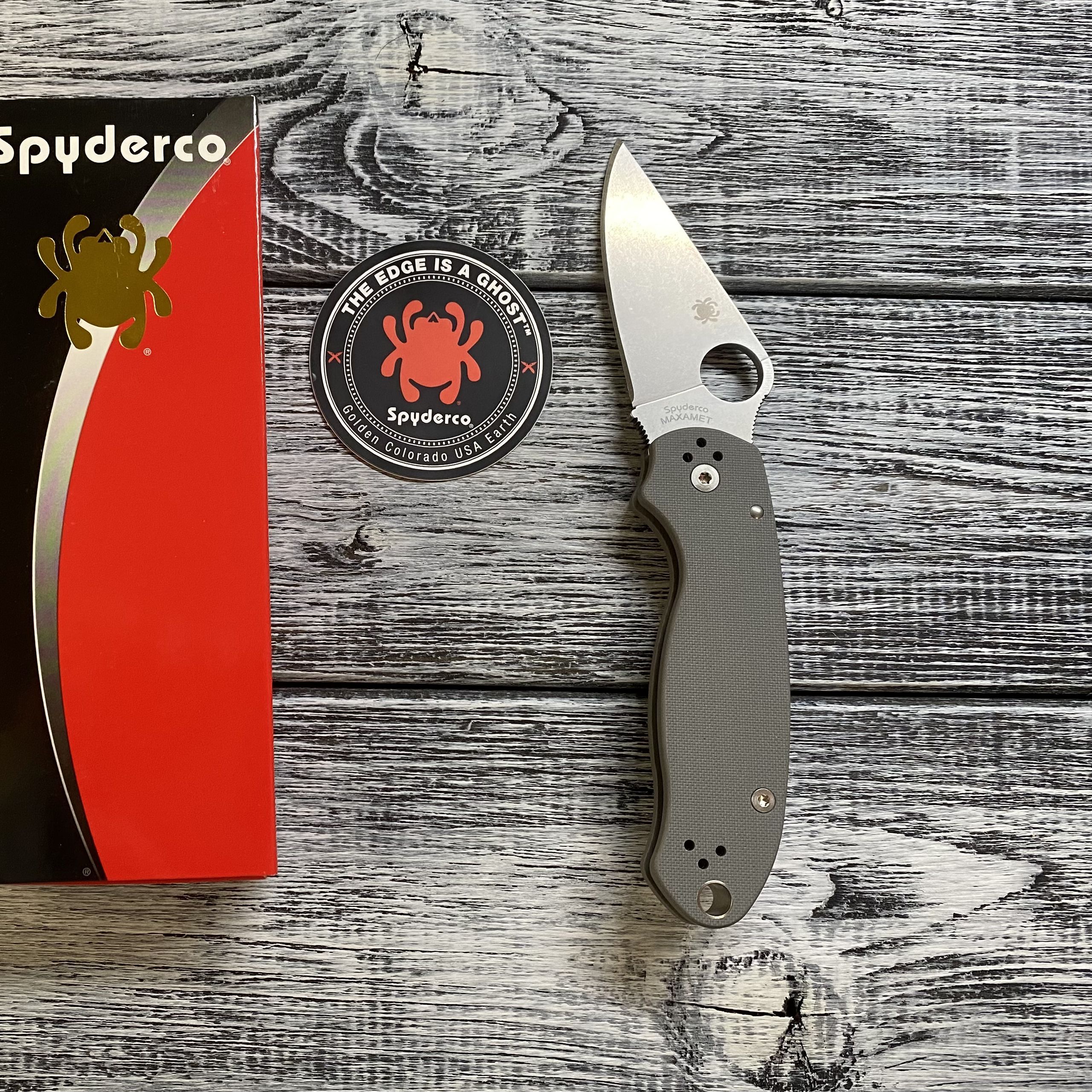 Нож Spyderco Para 3 C223GPDGY Maxamet