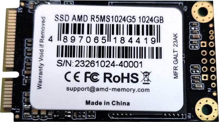 AMD 1 ТБ Внутренний SSD-диск R5 mSATA (R5MS1024G5)