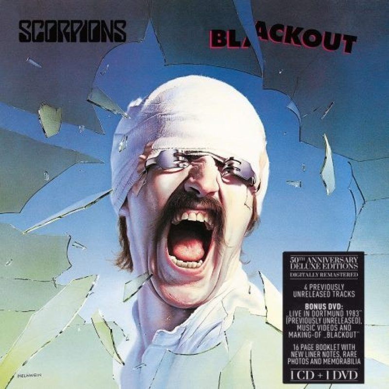 SCORPIONS - Blackout (50th Anniversary Deluxe Edition) (CD+DVD, Deluxe Edition, Remastered) Компакт диск и видео диск