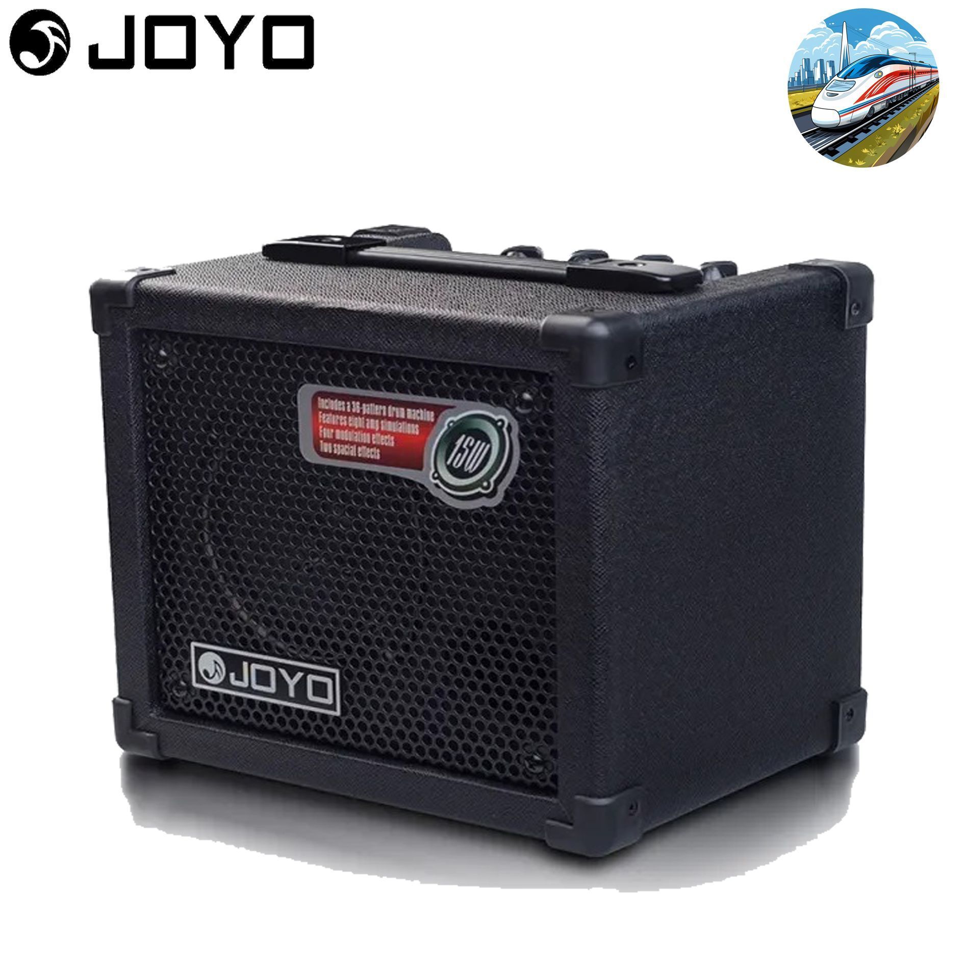 Joyo DC15,Цифровой моделирующий комбоусилитель со встроенными цифровыми эффектами для электрогитары, 15 Вт