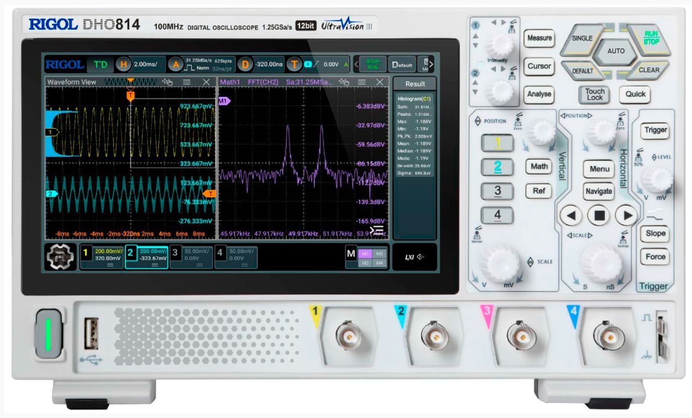 Осциллограф цифровой RIGOL DHO814