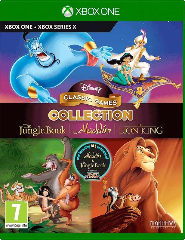 Игра Disney Classic Games Collection: The Jungle Book, Aladdin and The Lion King (Xbox One, Xbox Series, Английская версия)