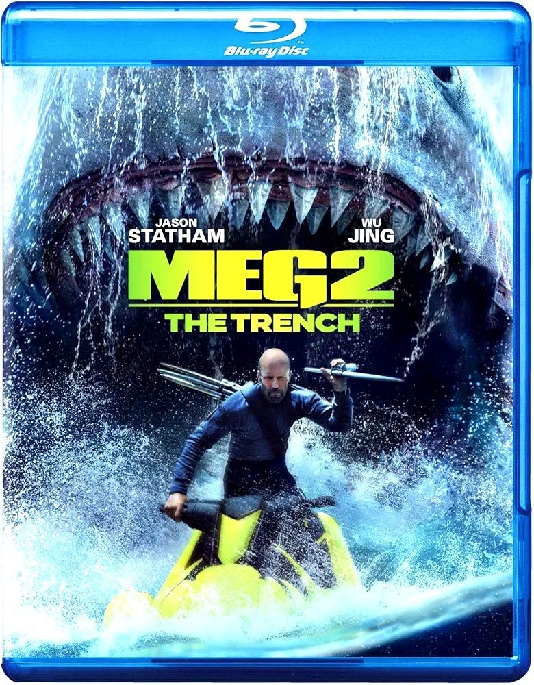 Мег 2: Впадина. Blu-ray. Фильм 2023 года. Ужасы, фантастика, боевик.