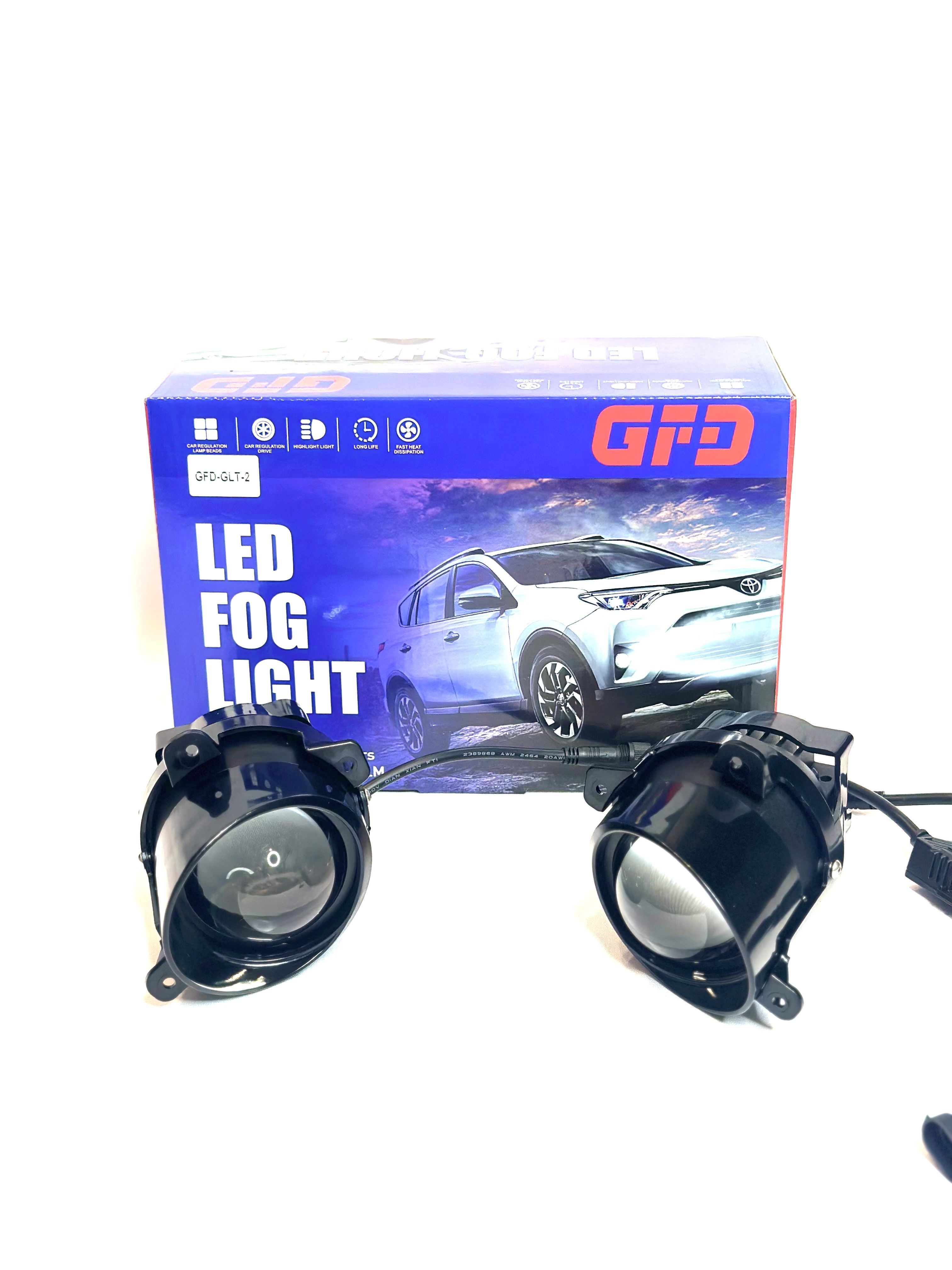 BI LED линзы в птф "Яркий Свет" Granta, Kalina, Largus, Datsun