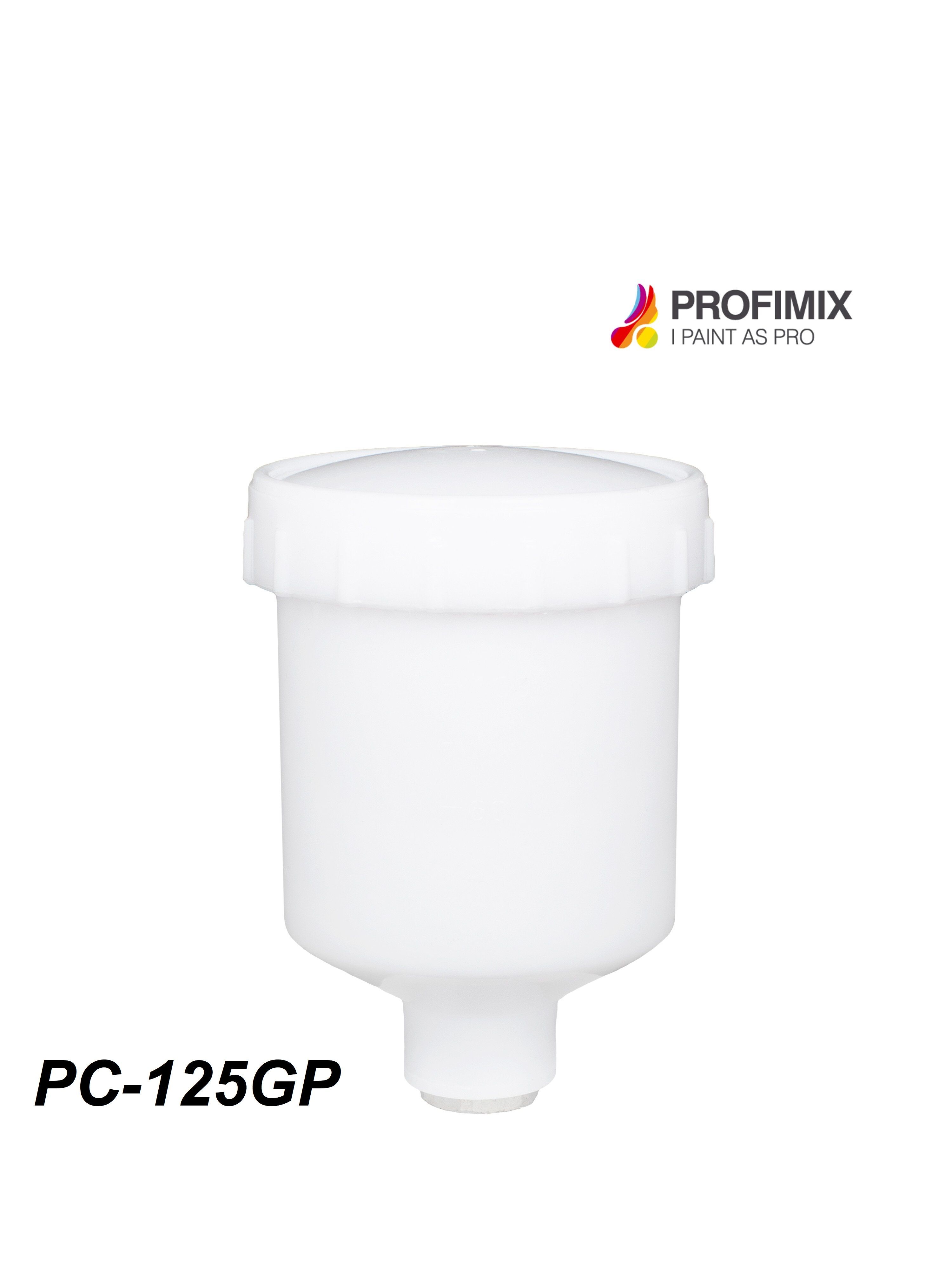 Бачок для краскопульта PROFIMIX PC-125GP пластиковый 125 мл