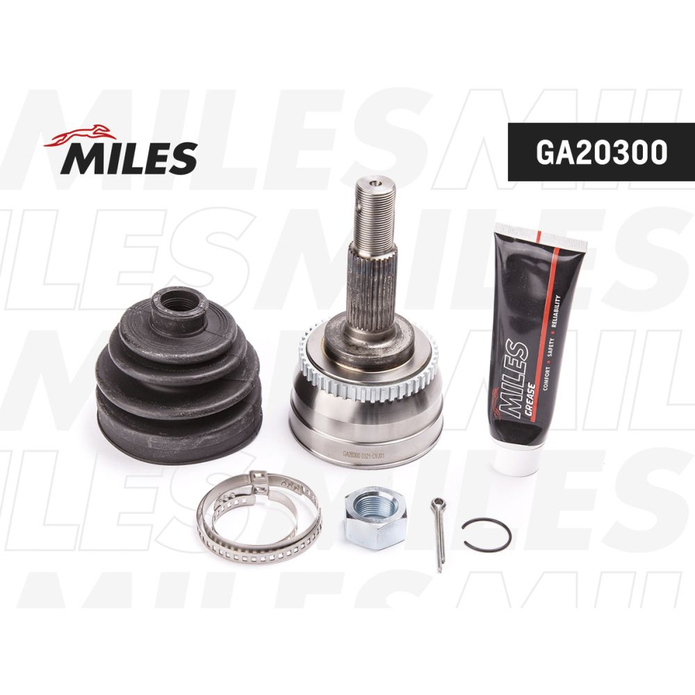 шрус наружный nissan maxima/x-trail 94- (с abs) (gsp 841022) ga20300 MILES GA20300, oem 391012Y115