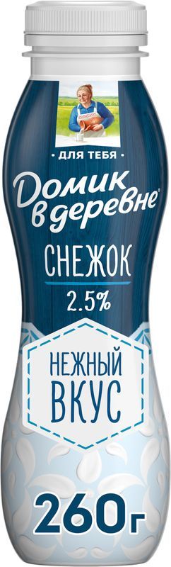 Снежок Домик в деревне сладкий 2.5% БЗМЖ 270г