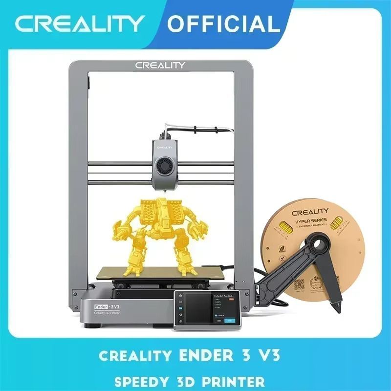 3д принтер CREALITY Ender-3 V3, 220х220х250, FDM, 1 экструдер, 600 мм/сек скорость печати