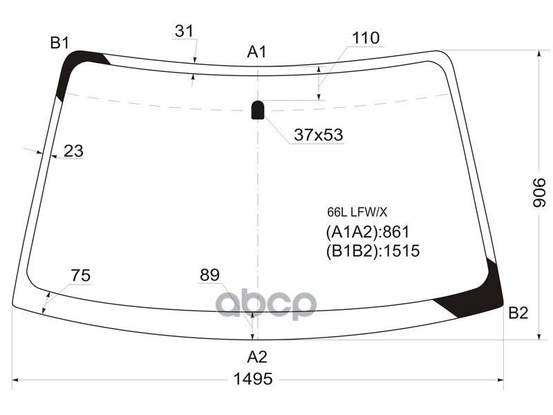 XYG Стекло лобовое Subaru Legacy 98-03 Outback Legacy B4 Lancaster 98-03