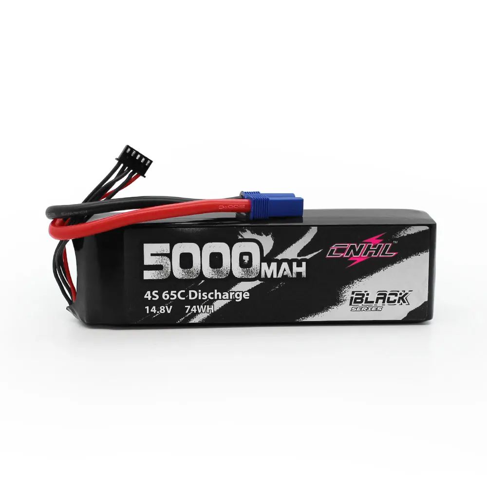 CNHL Lipo аккумулятор 3S 4S 6S 11,1 В 14,8 В 22,2 В 5000 мАч 65C с разъемом EC5 XT90