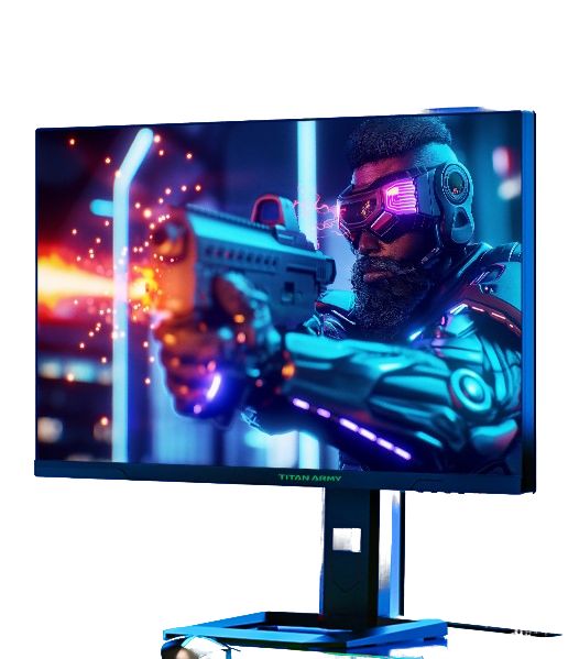 TitanArmy27"МониторTitanArmyP275MV,3840x2160,160Гц,miniLED,1000:1,450Кд/м,черный,черный