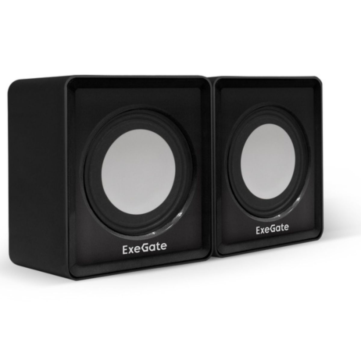 Акустическая система 2.0 ExeGate EX287057RUS Disco 140 Black (питание USB. 2х3Вт (6Вт RMS). 100-20000Гц. черный)