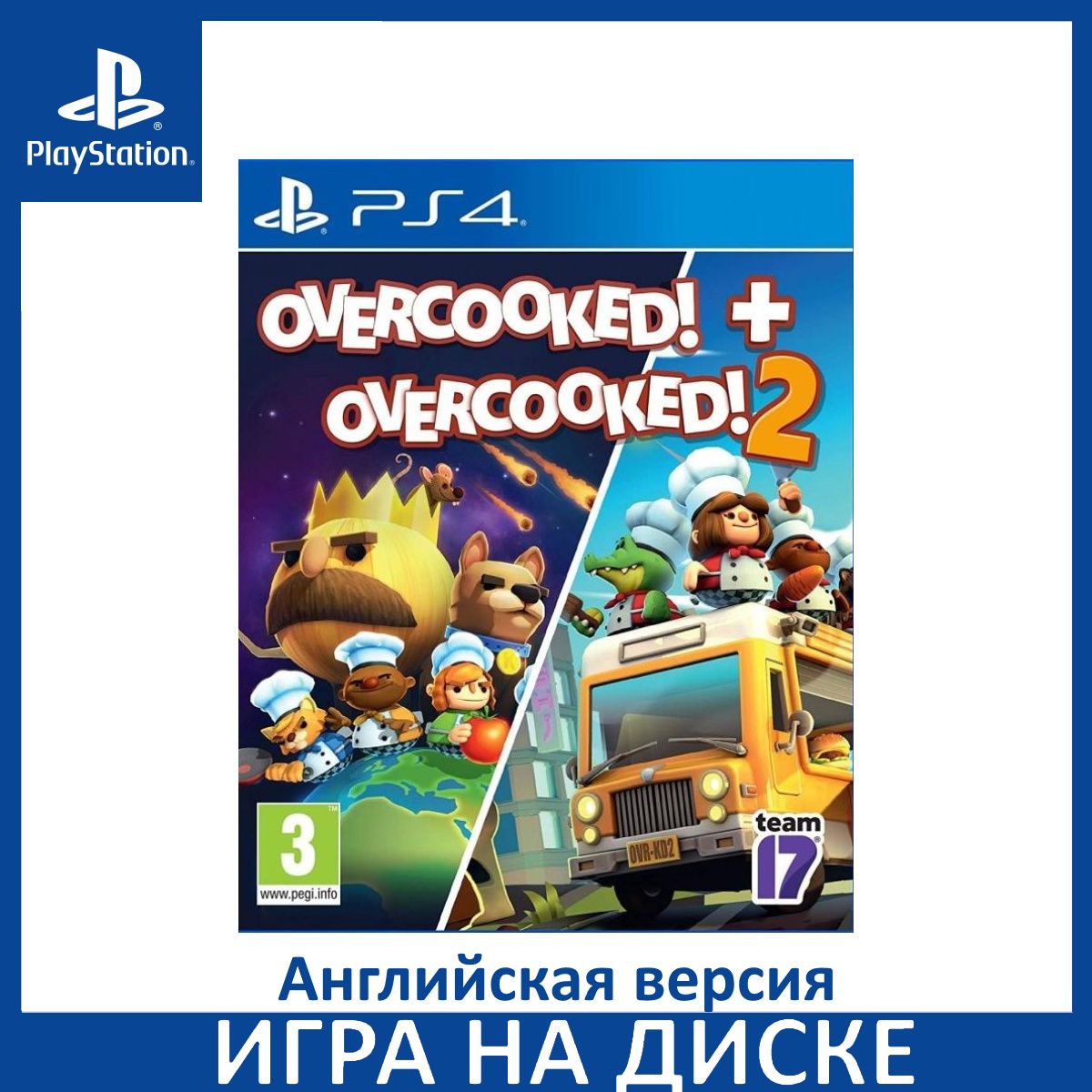 Overcooked Overcooked 2 1 2 PS4 PlayStation 4