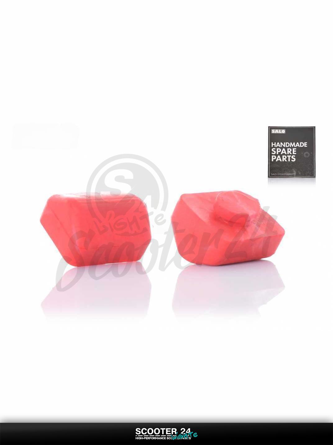 Отбойник центральной подножки на скутер Honda DIO / Хонда Дио "SALO" (красный)