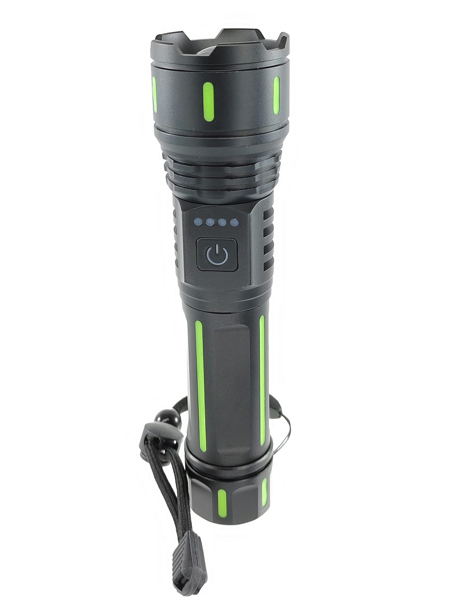 Фонарь аккумуляторный ручной, телескопический зум, 3 режима, зарядка USB-C, пауэрбанк USB-A — noname — Фонари и аксессуары — фото 8