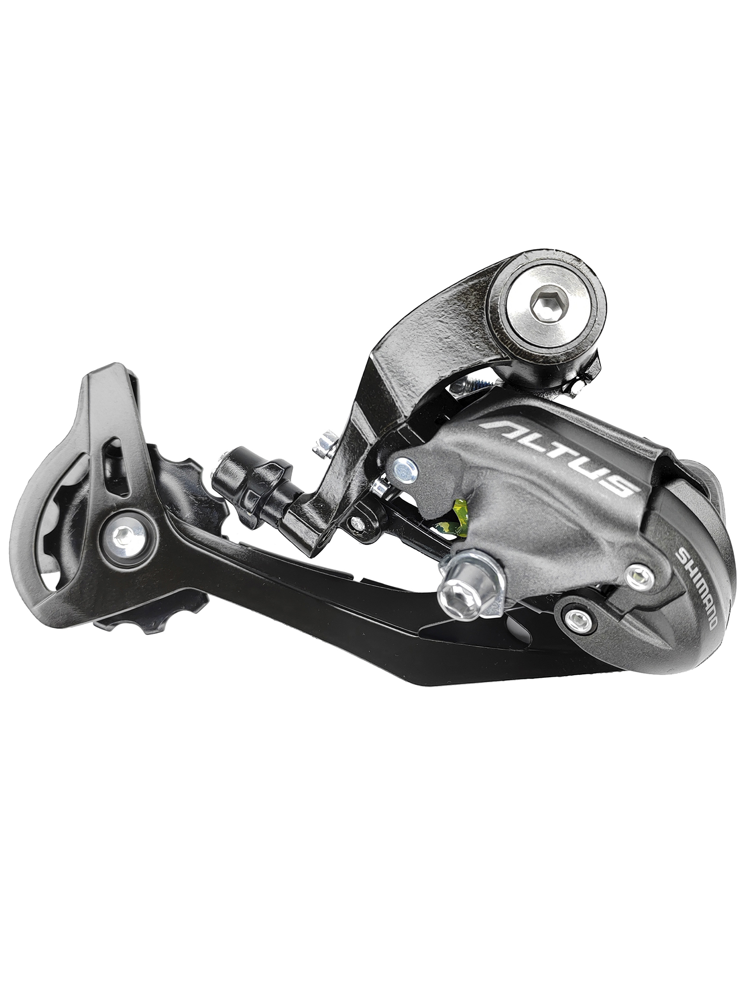 Shimano Переключатель задний для велосипеда RD-M370, серия Altus, 9 скоростей, крепление на петух (болт), черный — Товары для велоспорта — фото 2