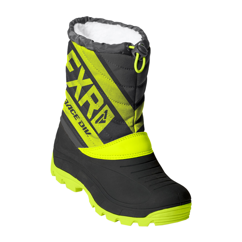 Ботинки FXR Octane, дети, унисекс (Black /Hi Vis /Char , 3/34) (OZ-00003188)
