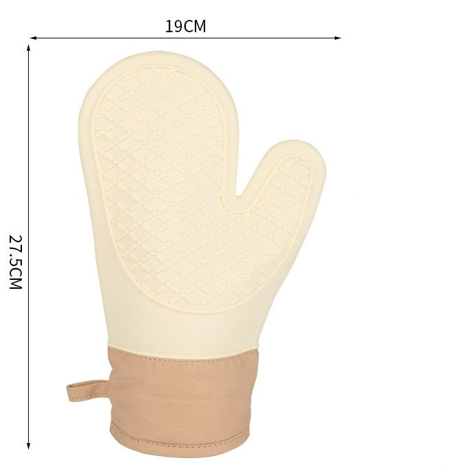 Кухонные силиконовые рукавицы (Beige/Бежевые) #1