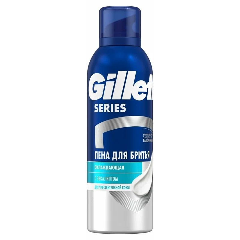 Пена для бритья Gillette Series, охлаждающая, 200 мл #1