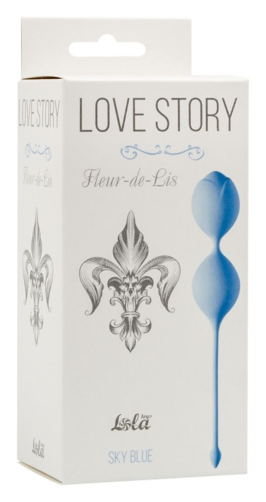 Вагинальные шарики Love Story Fleur-de-lis Sky Blue #1