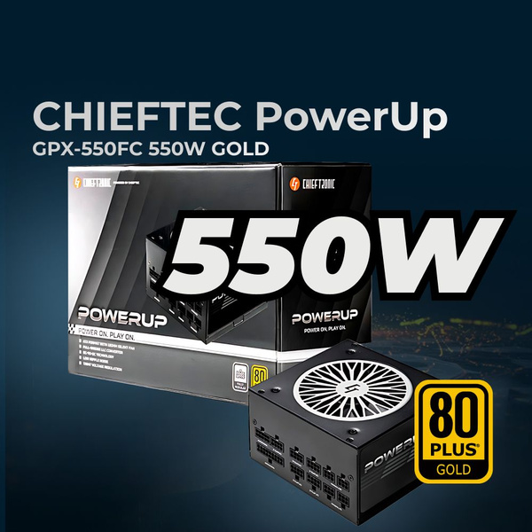 Блок питания компьютера Chieftec GPX-550FC 550Вт - купить с доставкой ...
