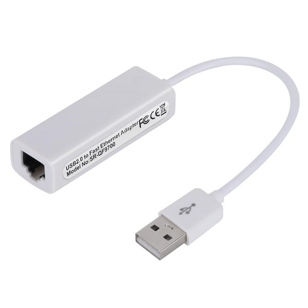 Bion Переходник с кабелем USB A - RJ45, 100мб-с, длинна кабеля 10 см ...