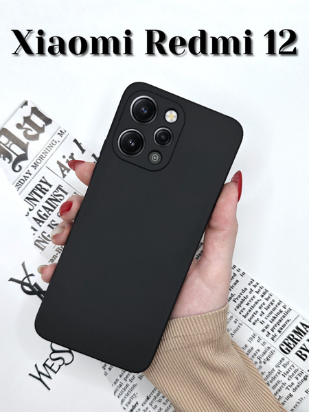 Чехол на Xiaomi Redmi 12 4G (Сяоми Редми 12) с покрытием soft-touch ...
