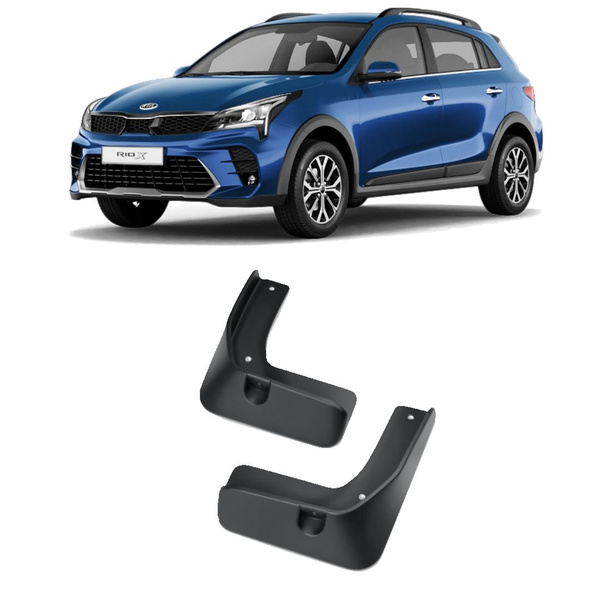 Брызговики задние для Kia Rio X 2021 -. Брызговики на Киа Рио Х - Kia ...