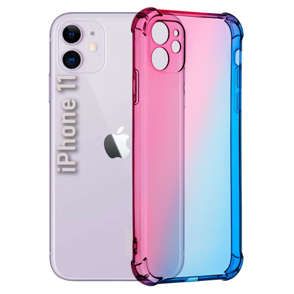 Чехол дя смартфона Apple iPhone 11 прозрачный противоударный с защитой ...