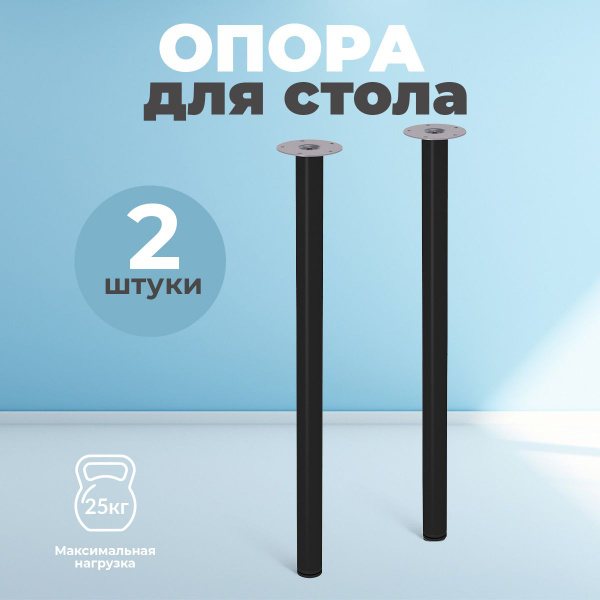 Ножки для стола, комплект 2 шт, подпятник регулируемый, ножки ...