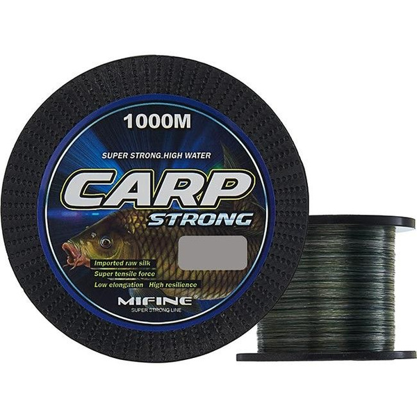 Монофильная леска для рыбалки Mifine carp strong 1000м, 1 шт. по 1000 м ...