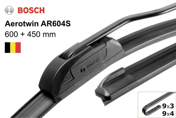 Комплект бескаркасных щеток стеклоочистителя Bosch 3397118908 ...
