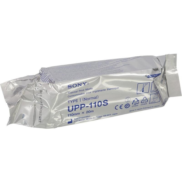 Термобумага SONY для УЗИ в рулоне (110 мм x 20 м, UPP-110S) - купить с ...