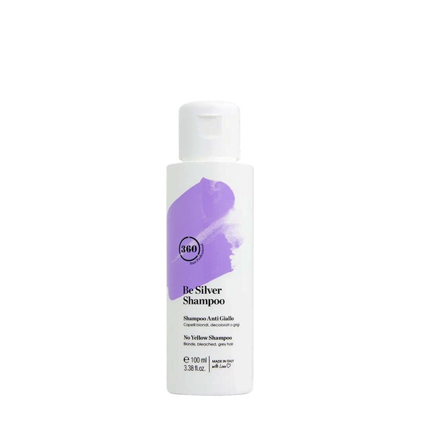 360 HAIR PROFESSIONAL Шампунь антижелтый для волос Shampoo Be Silver ...