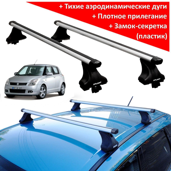 Характеристики Багажник на крышу Сузуки Свифт, 2000-2017 (Suzuki Swift ...