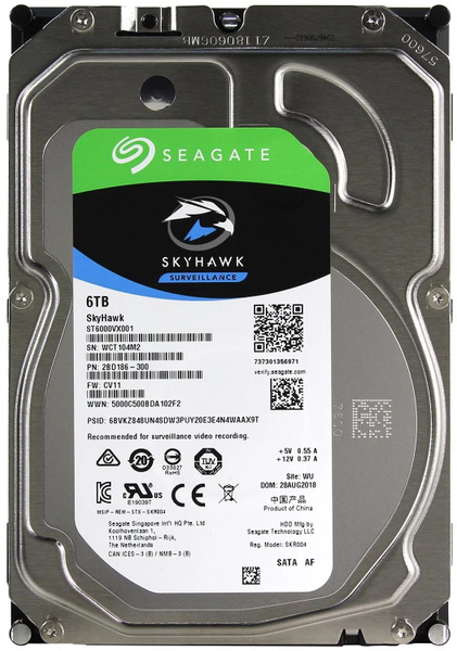 6 ТБ Внутренний жесткий диск Seagate Жесткий диск SkyHawk 6 ТБ ...