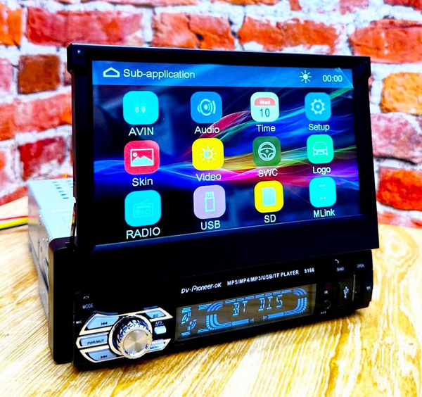 Автомагнитола с выдвижным экраном Pioneer 5166 купить на OZON по низкой ...