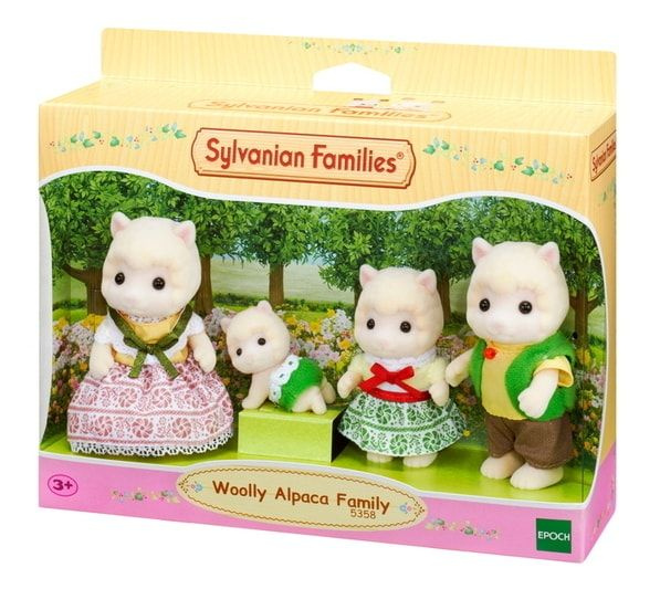 Игровой набор Sylvanian Families - Woolly Alpaca Family - Семья Альпак ...