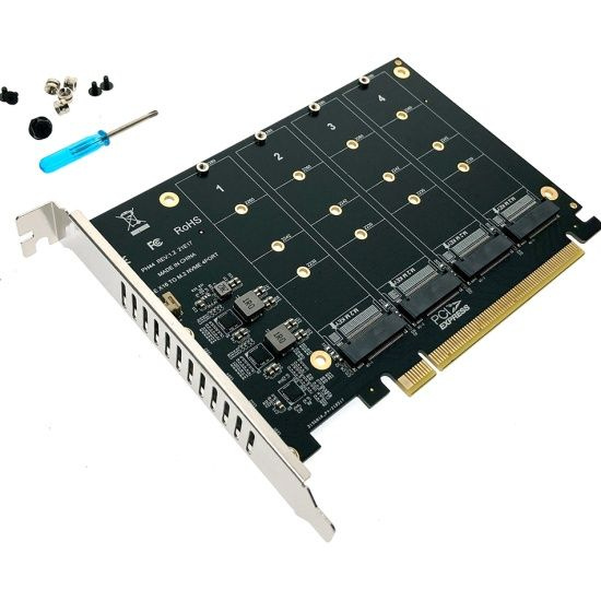 Адаптер PCI-E для SSD M2 Espada PCIe4NVME - купить с доставкой по ...