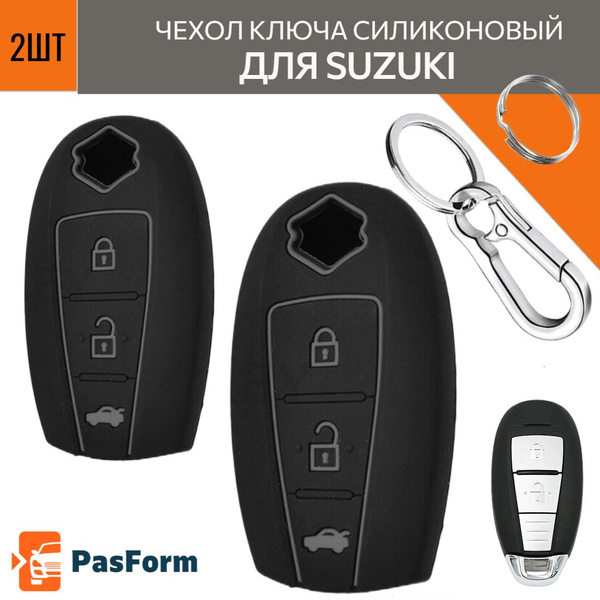 KUNIO Car Key Case Cover Fits Suzuki Vitara Swift Ignis Kizashi SX4