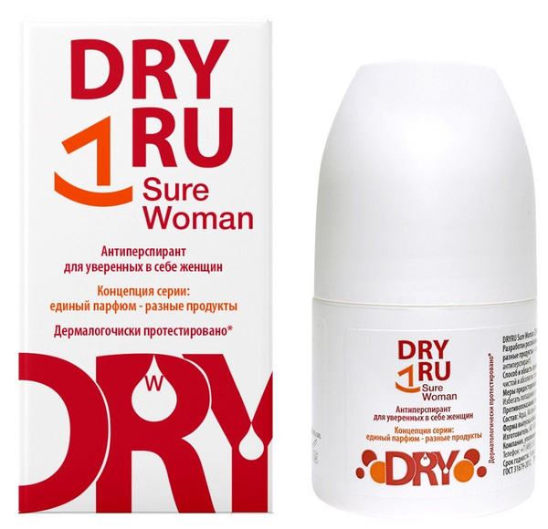 Дезодорант-антиперспир Драй Ру (Dry Ru) Шуэ Вуман для уверенных в себе ...