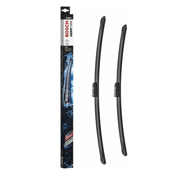 Щетка стеклоочистителя бескаркасная Bosch 3397014244, крепление Кнопка ...